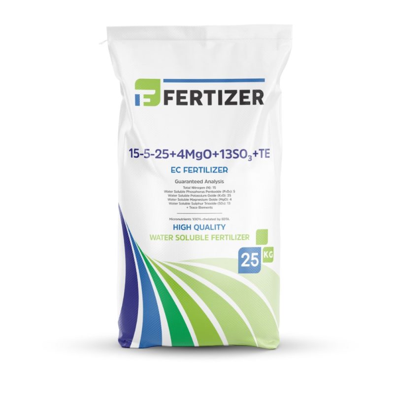 15-5-25+4MgO+13SO₃+TE Water Soluble NPK Fertilizer 15-5-25+4MgO+13SO₃+TE Water Soluble NPK Fertilizer Maximum Yield