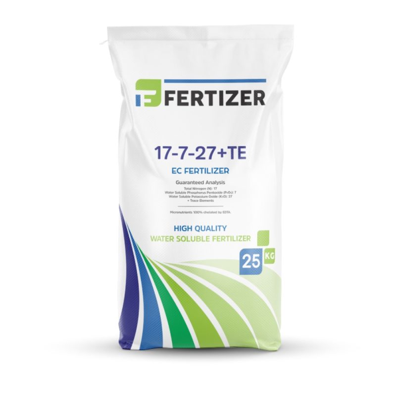 17-7-27+TE Water Soluble NPK Fertilizer FERTIZER 17-7-27+TE water-soluble NPK fertilizer for flowering and fruiting crops