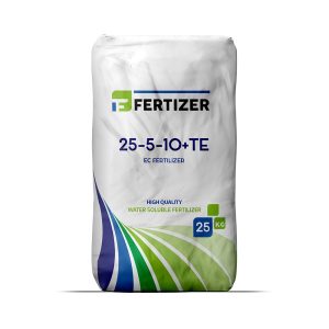 25-5-10+TE Water-Soluble NPK Fertilizer High-Nitrogen Formula for Vigorous Growth