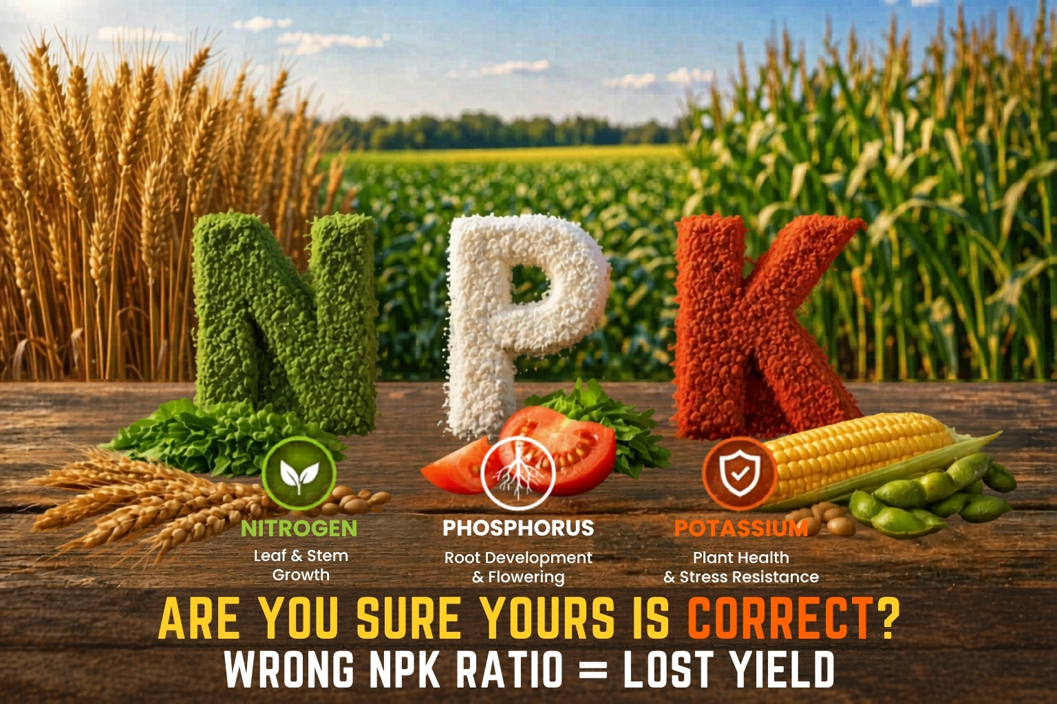 Crop Specific NPK Ratios That Improve Yield
