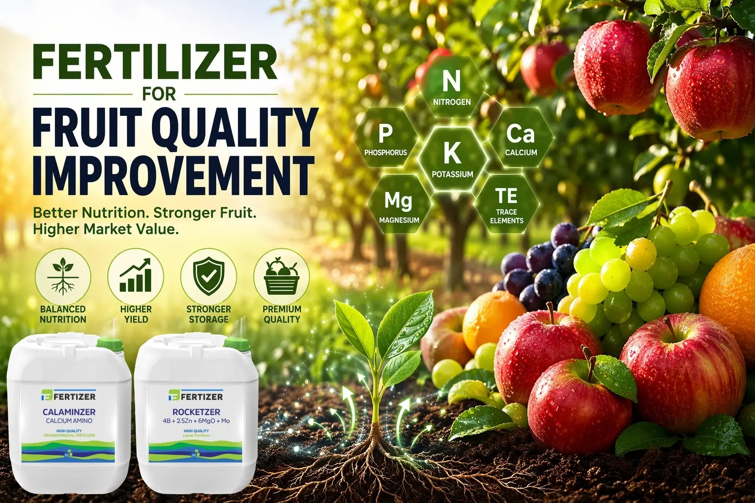 Fertilizer for Fruit Quality Improvement