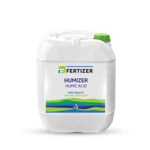 HUMIZER humic acid organic fertilizer improving soil health and nutrient uptake in saline or poor organic matter soils across all crop types.