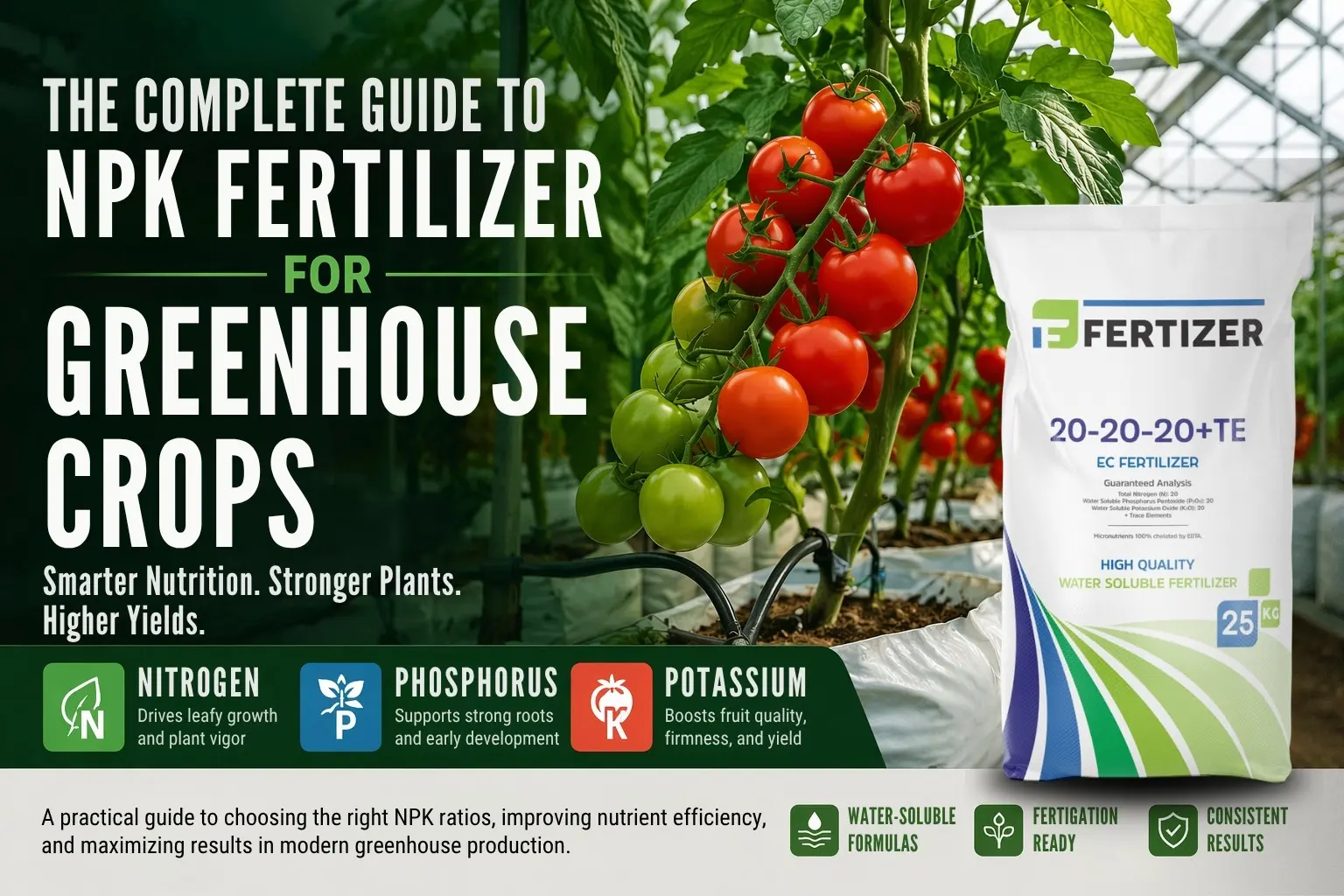 NPK Fertilizer for Greenhouse Crops