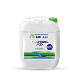 FERTIZER Phosphoric Acid 85% liquid fertilizer providing instantly available phosphorus to enhance root growth, flowering, fruiting, and pH adjustment in fertigation, hydroponics, and irrigation systems.