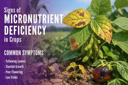 Signs of Micronutrient Deficiency in Crops