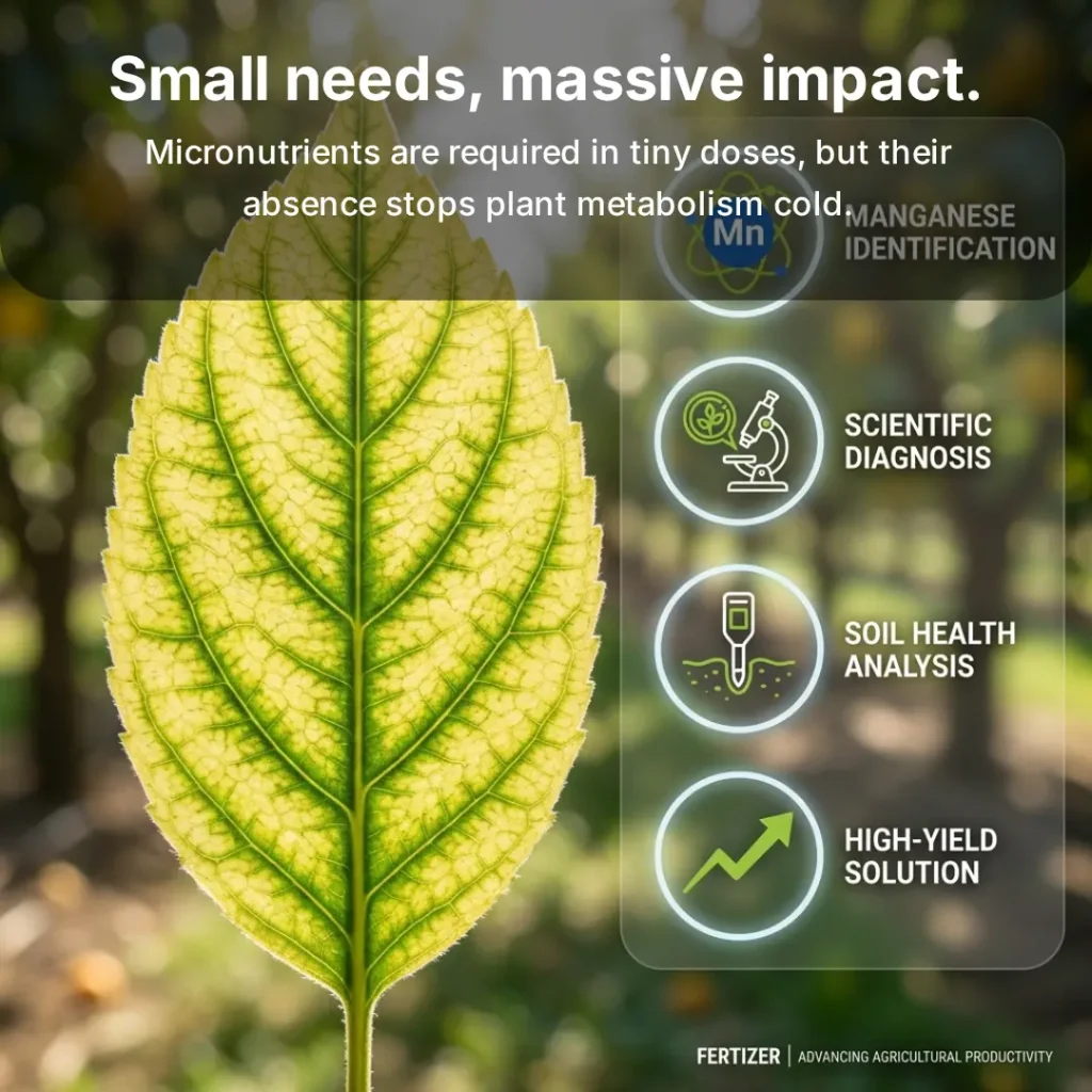 Micronutrient importance in plant metabolism and crop performance